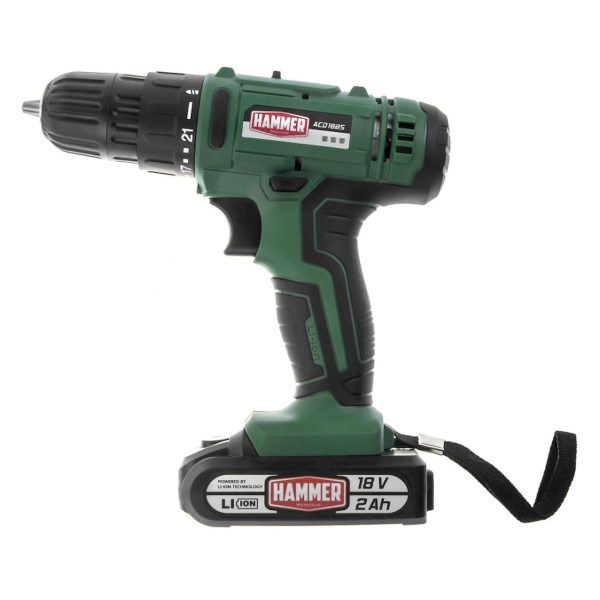 Шуруповерт аккумуляторный Hammer ACD18BS