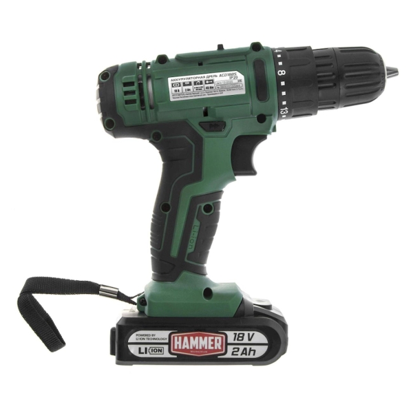 Шуруповерт аккумуляторный Hammer ACD18BS