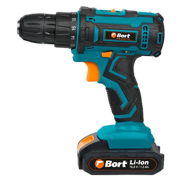 Шуруповерт аккумуляторный Bort BAB-16X2LI-FDK
