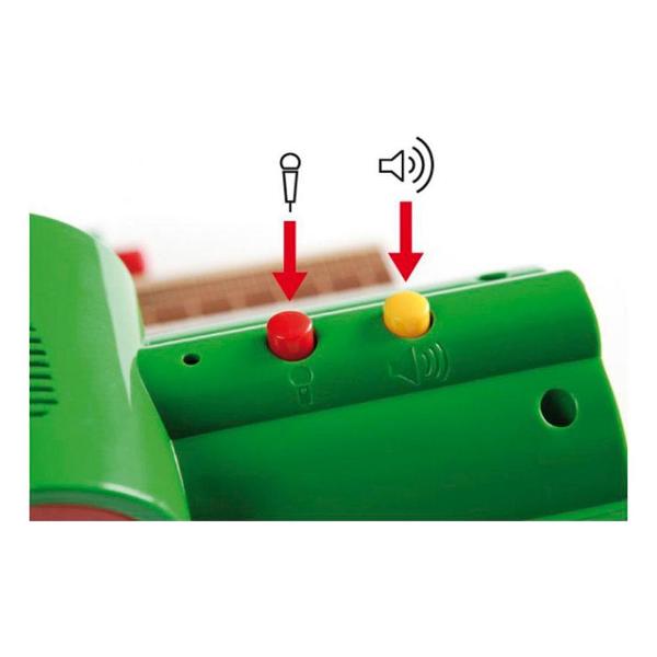 Конструктор детский Brio Звукозапис.ж/д станция на бат.с час.,33578