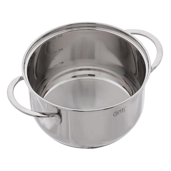 Кастрюля Gipfel 20х11,5см,3,1л (2318)
