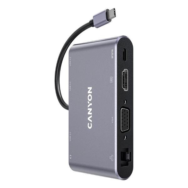 USB Hub Canyon Type-C 8-в-1 DS-14 фото