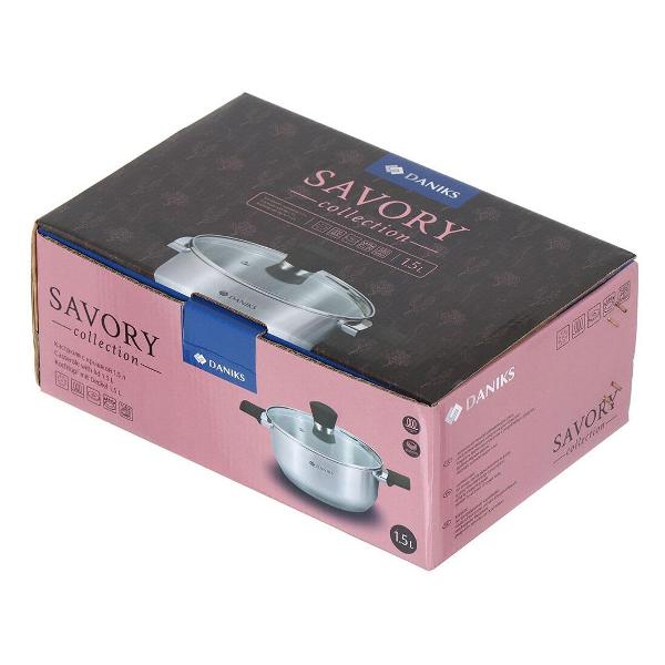 Кастрюля Daniks Savory SD-A95-16