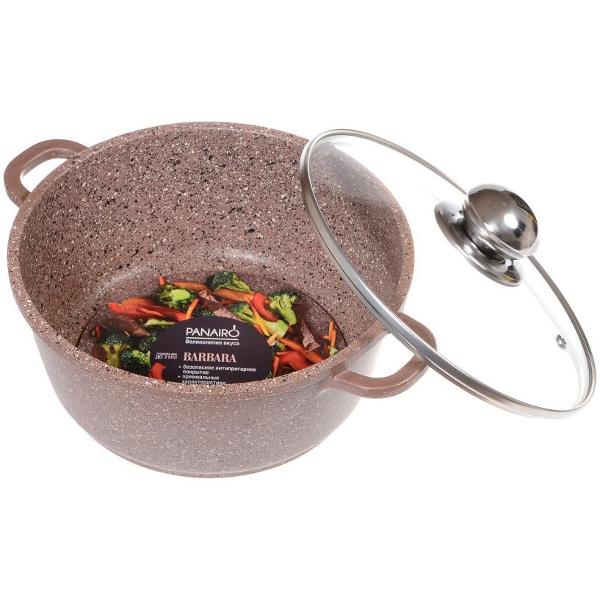 Кастрюля Panairo Barbara 4л, с крышкой (BA-4-K-K)