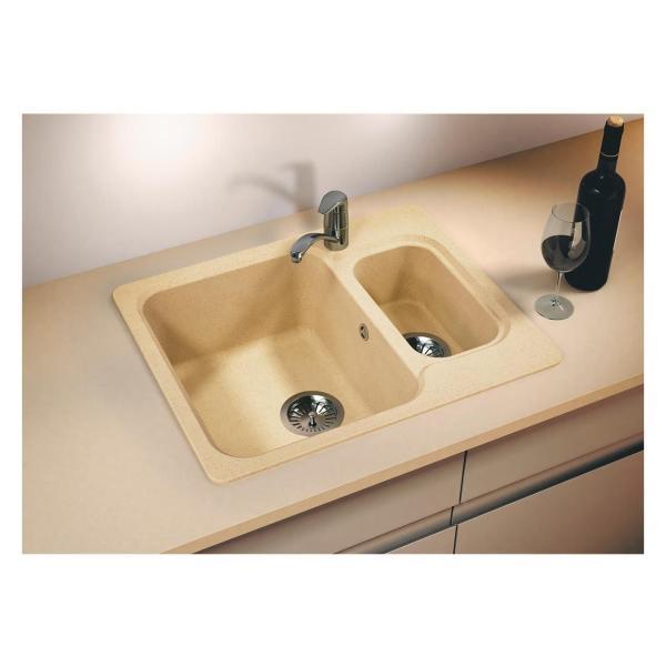 Раковина встраиваемая Krona TRAUM 2B LR кремовая