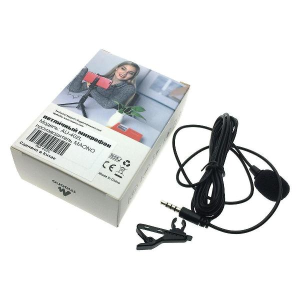 Микрофон петличный Maono AU-402L