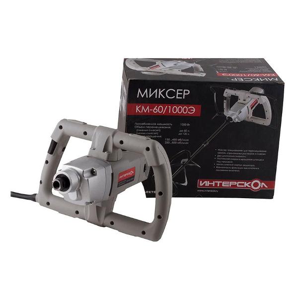 Дрель миксер Интерскол КМ-60/1000Э (52.1.2.00)