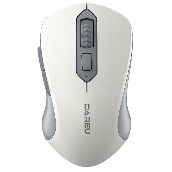 Мышь беспроводная Dareu LM115B Gray-White