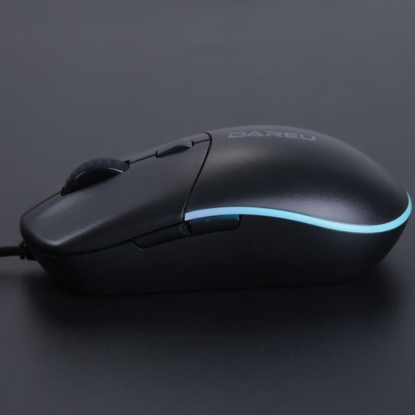 Мышь проводная Dareu LM121 черный