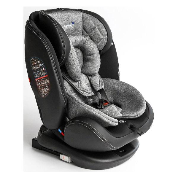 Детское автокресло Amarobaby ST-3 Isofix серое