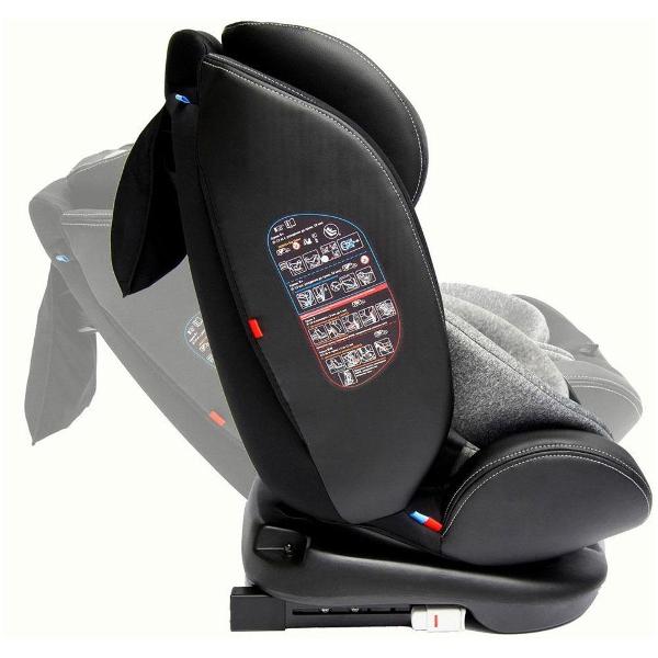 Детское автокресло Amarobaby ST-3 Isofix серое