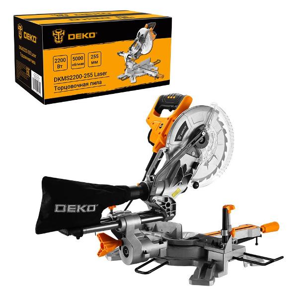 Электропила торцовочная DEKO DKMS2200-255 Laser