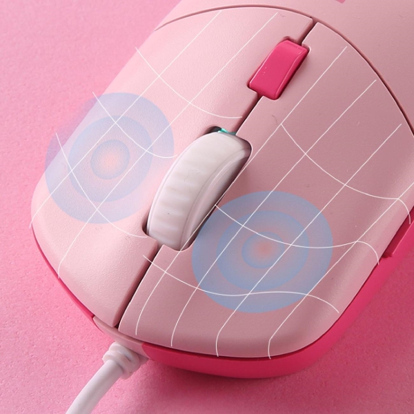 Мышь проводная Dareu LM121 розовый