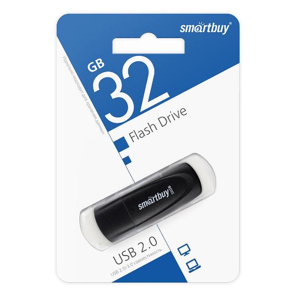 Флеш-диск Smartbuy Scout 32GB USB2.0 черный