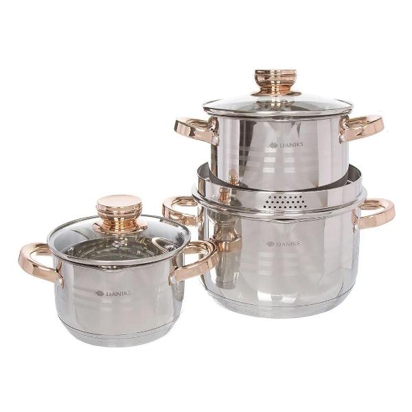 Набор кастрюль Daniks Вена SD-T87-6 6