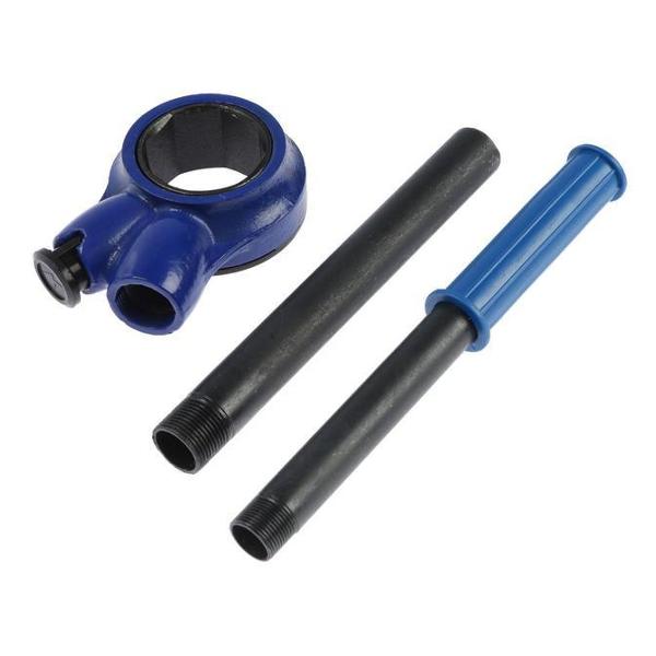 Вороток-трещотка Тундра для клуппов с удлинителем