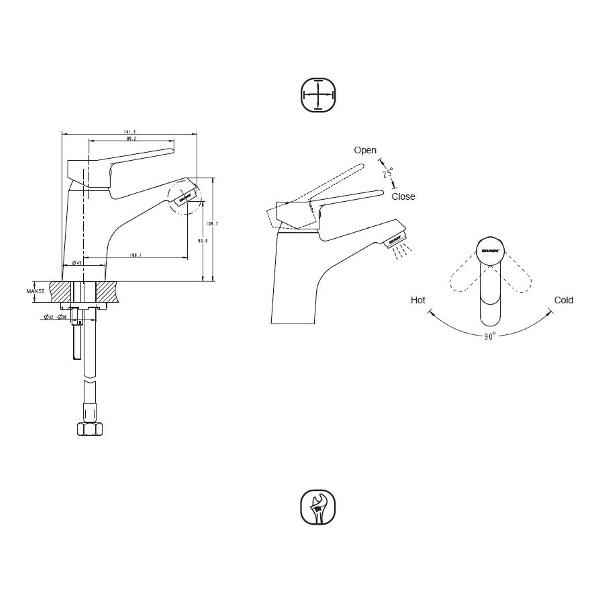 Смеситель Bravat Eco F1111147C