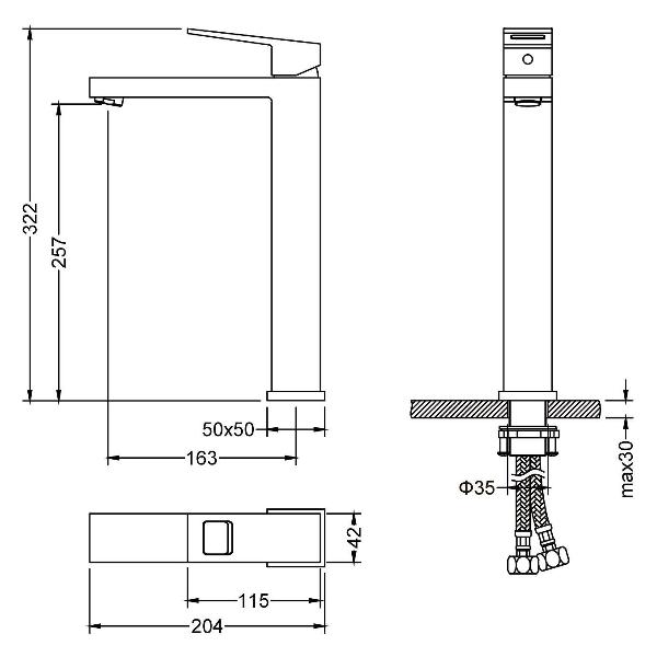 Смеситель Timo Briana