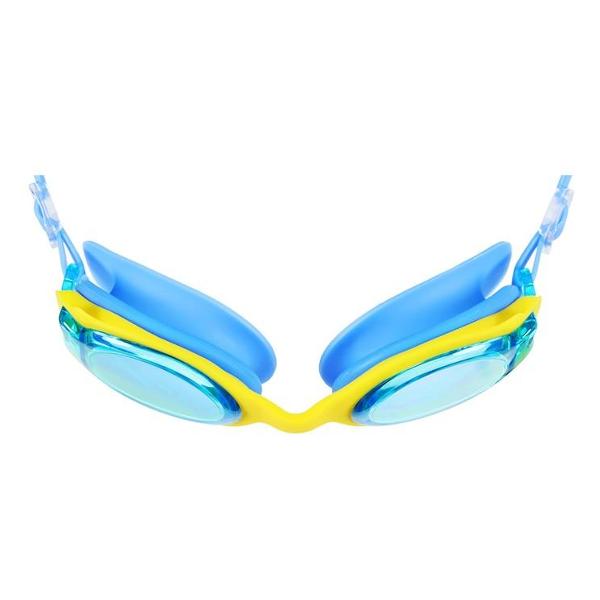 Очки для плавания детские ONLYTOP с желтой оправой