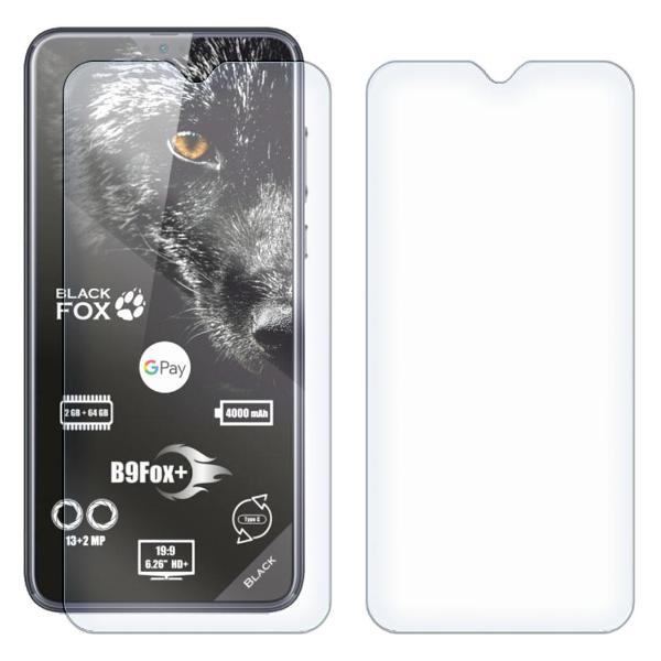 Защитное стекло Krutoff для Black Fox B9 Plus