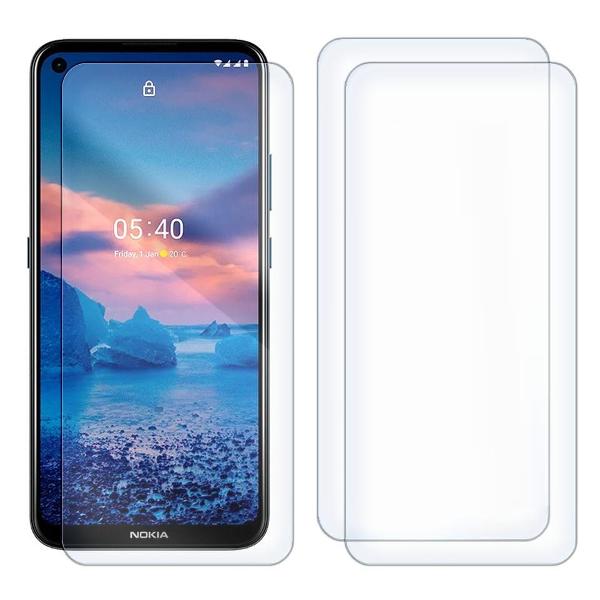 Комплект из 3-x защитных гибридных стекол Krutoff для Nokia 5.4