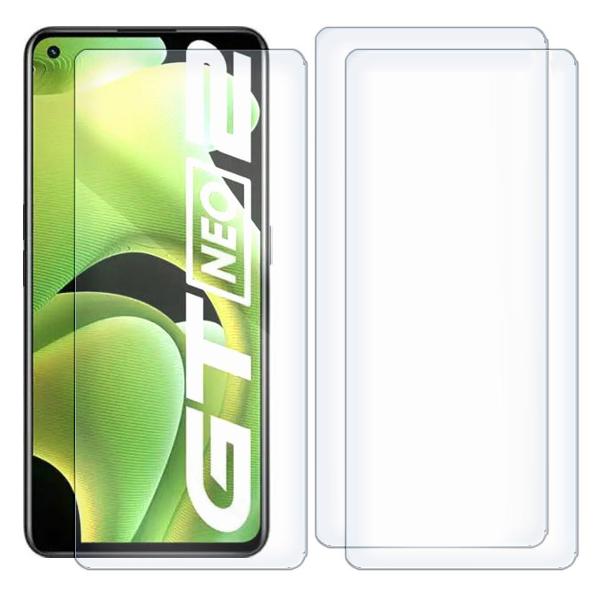 Комплект из 3-x защитных гибридных стекол Krutoff для Realme GT Neo 2