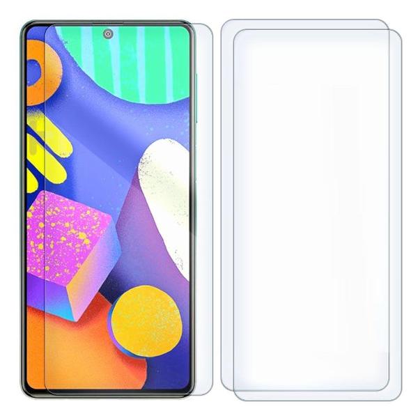 Комплект из 3-x защитных гибридных стекол Krutoff для Samsung Galaxy F62