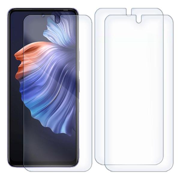 Комплект из 3-x защитных гибридных стекол Krutoff для TECNO Camon 18