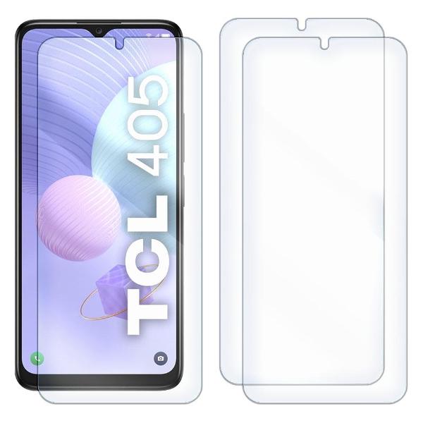 Комплект из 3-x защитных гибридных стекол Krutoff для TCL 405