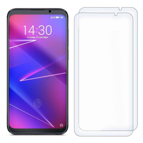 Комплект из 3-x защитных гибридных стекол Krutoff для Meizu 16