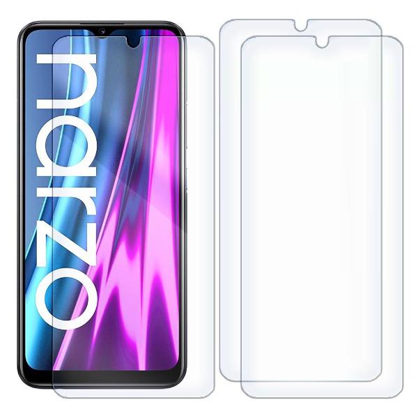 Комплект из 3-x защитных гибридных стекол Krutoff для Realme Narzo 50i