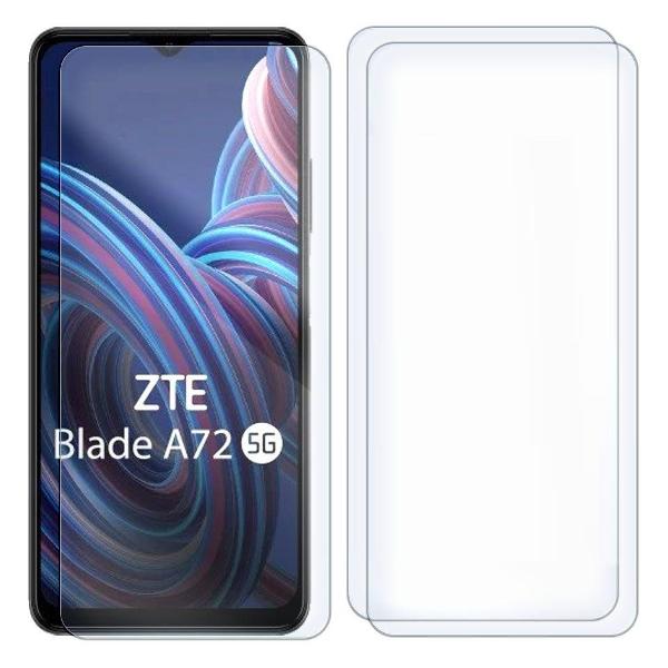 Комплект из 3-x защитных гибридных стекол Krutoff для ZTE Blade A72 5G