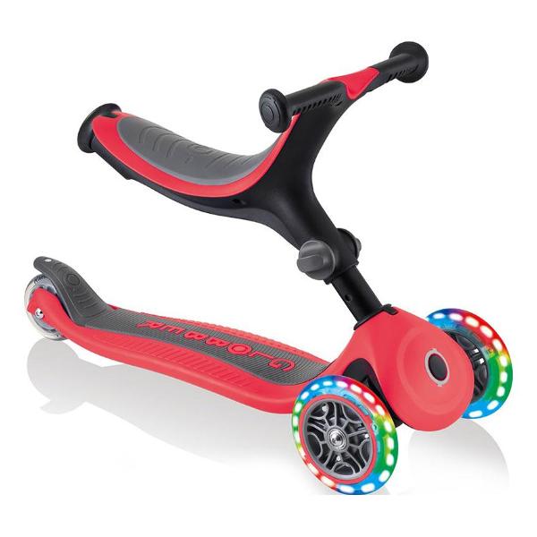 Самокат Globber GO UP FOLDABLE LIGHTS 643-102 красный