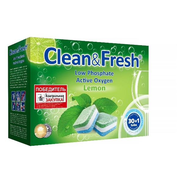 Таблетки для посудомоечных машин Clean&Fresh 4660002310055