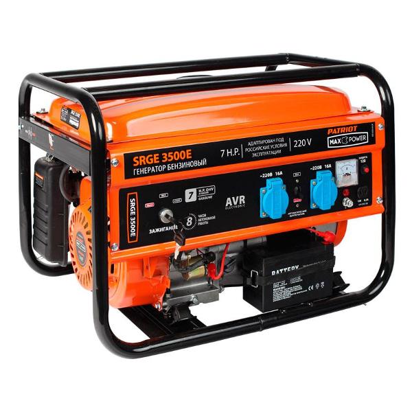 Генератор бензиновый Patriot Max Power SRGE 3500 E