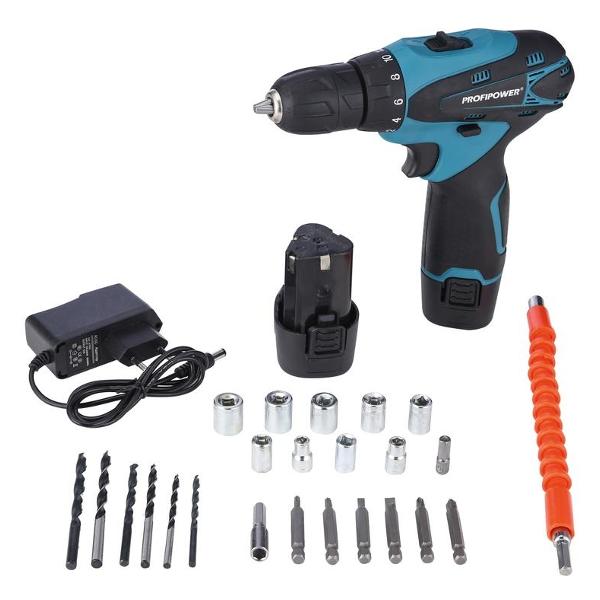 Шуруповерт аккумуляторный ProfiPower MK-12BT