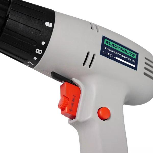 Сетевая дрель-шуруповерт Electrolite ДШ-400