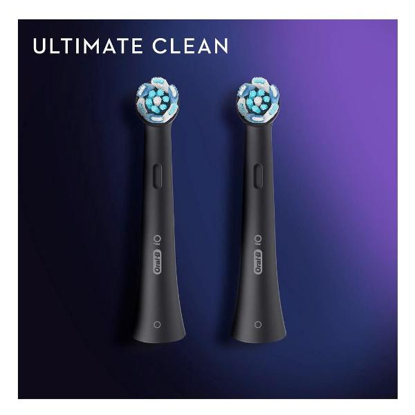 Насадка для электрической зубной щетки Oral-B iO Ultimate Clean Black -2 шт.