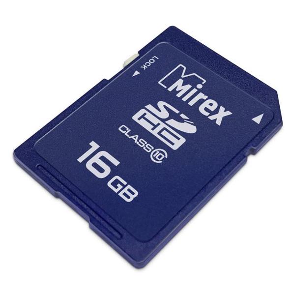 Карта памяти SDHC Micro Mirex 16GB (class 10)