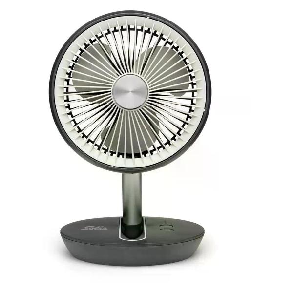 Вентилятор настольный Solis CHARGE & GO Gray (7586)