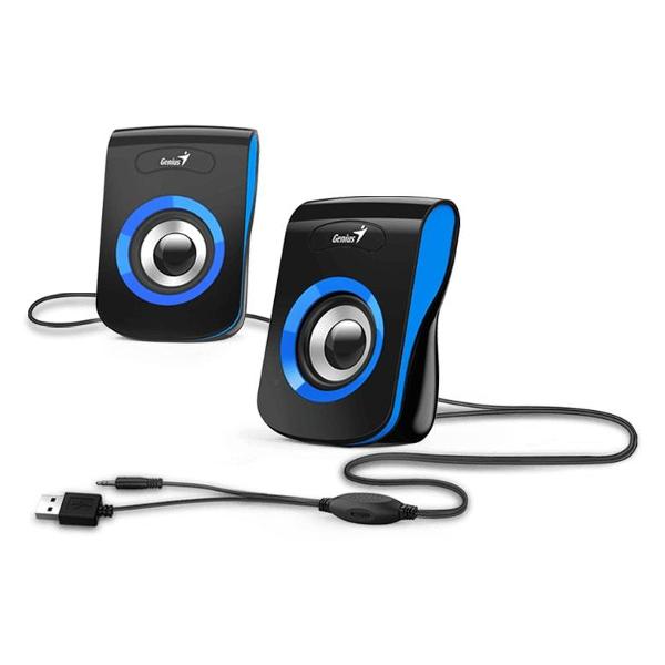 Колонки компьютерные 2.0 Genius SP-Q180 Blue (31730026403)