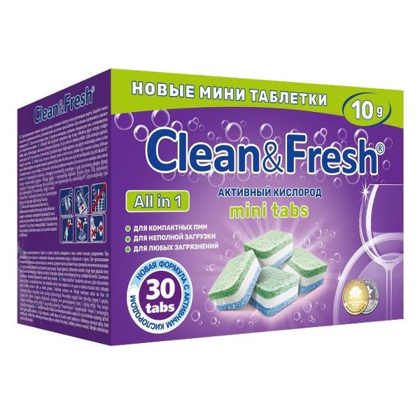Таблетки для посудомоечных машин Clean&Fresh Cd1330m