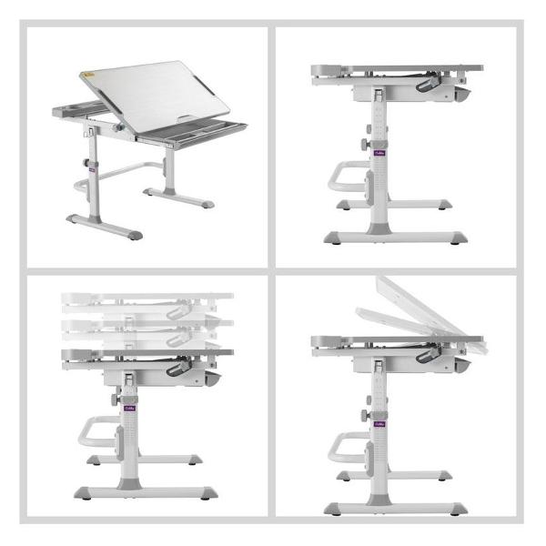 Комплект парта и стул Fundesk Disa Grey лампа подставка