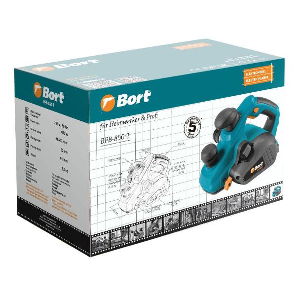 Рубанок электрический Bort BFB-850-T