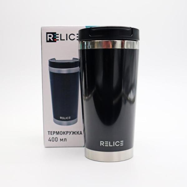Термокружка Relice черная RL-8401