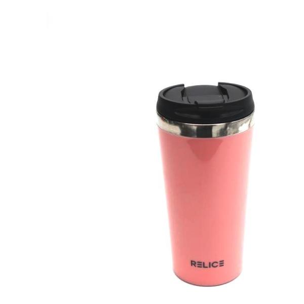 Термокружка Relice розовая RL-8400