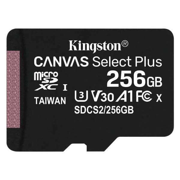 Карта памяти microSDXC Kingston 256GB Canvas Select Plus SDCS2/256GBSP