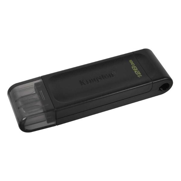 Флэш диск Kingston DataTraveler 70 128GB Type-C USB3.2 черный