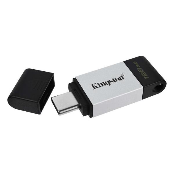 Флэш диск Kingston DataTraveler 80 200R 128GB Type-C (DT80/128GB)