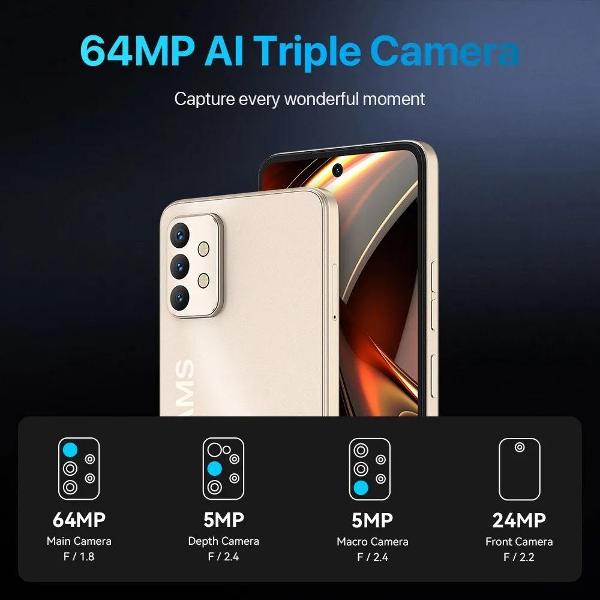 Смартфон Umidigi A13 Pro Max 5G 12/256GB черный